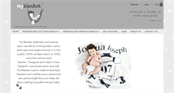 Desktop Screenshot of myblanket.co.nz